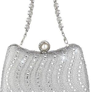 Luxury Full Diamond Evening Bag for Women Customized Handbag Versatile Crossbody